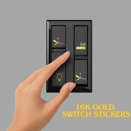 GoldenGlow™ Zyraze Switch Stickers