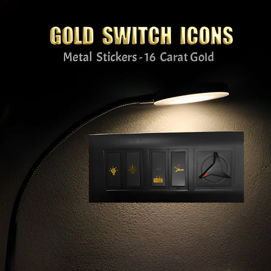 GoldenGlow™ Zyraze Switch Stickers